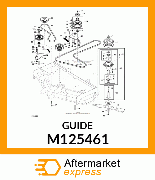 GUIDE, BELT M125461