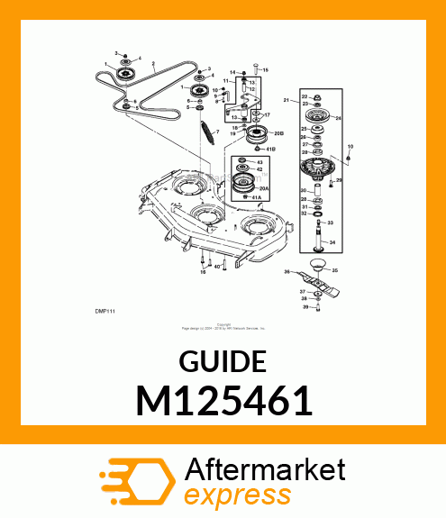 GUIDE, BELT M125461