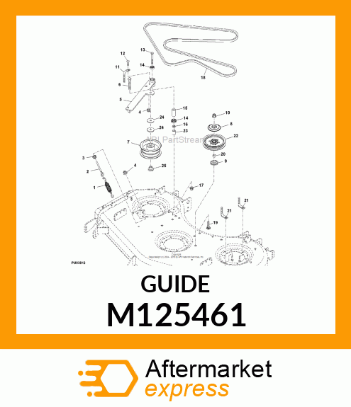 GUIDE, BELT M125461