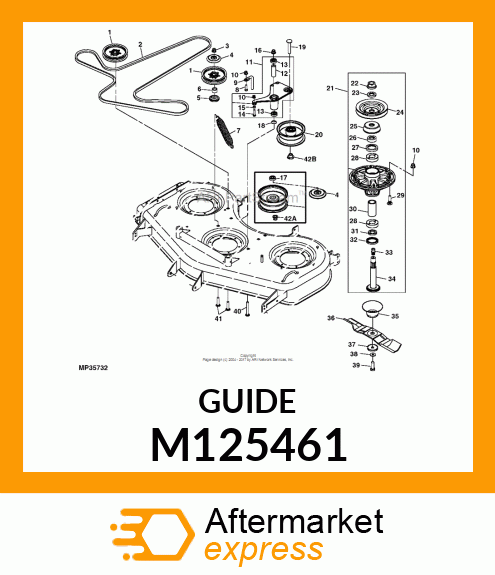 GUIDE, BELT M125461