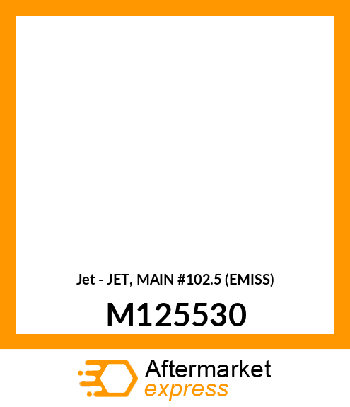 Jet - JET, MAIN #102.5 (EMISS) M125530