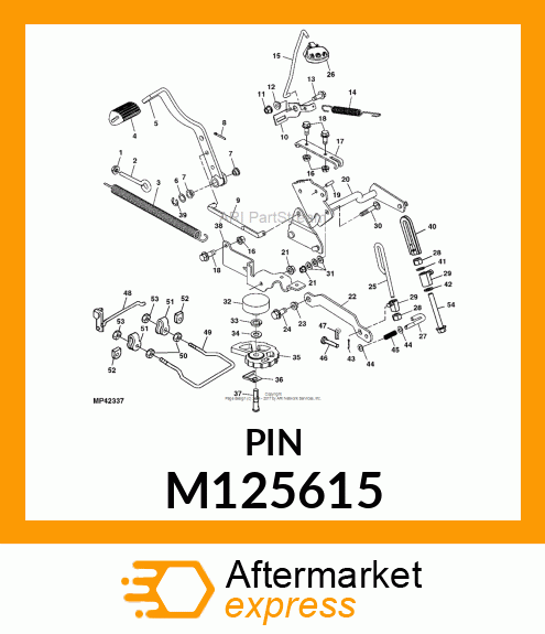 PIN, PIN, DEPTH STOP M125615