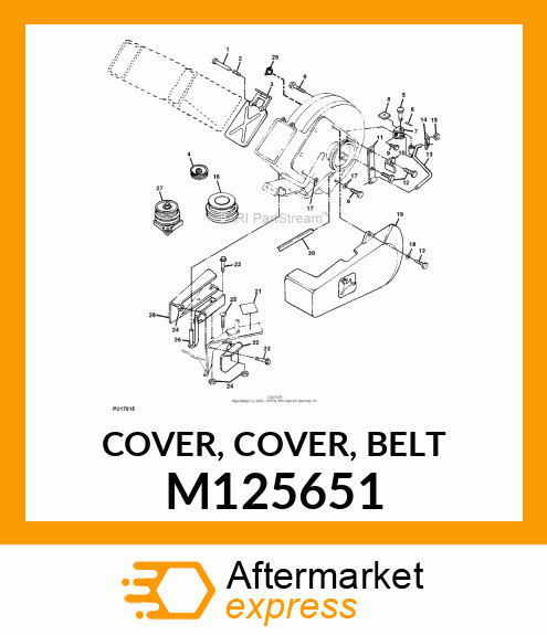 COVER, COVER, BELT M125651