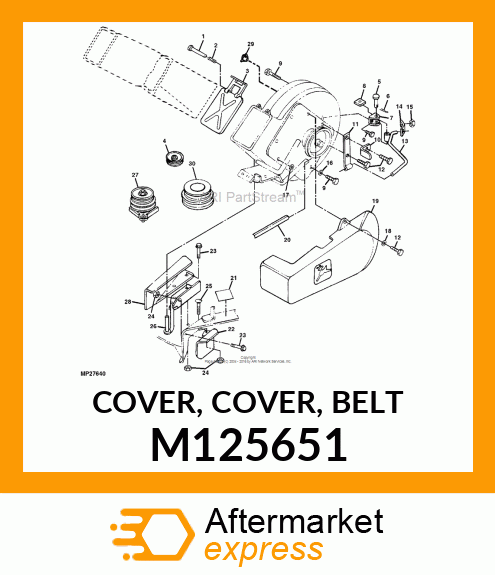 COVER, COVER, BELT M125651