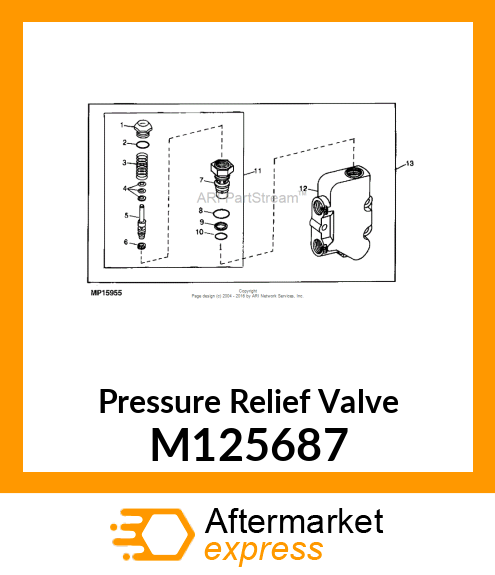 Pressure Relief Valve M125687