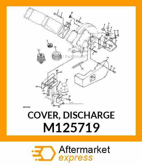 COVER, DISCHARGE M125719