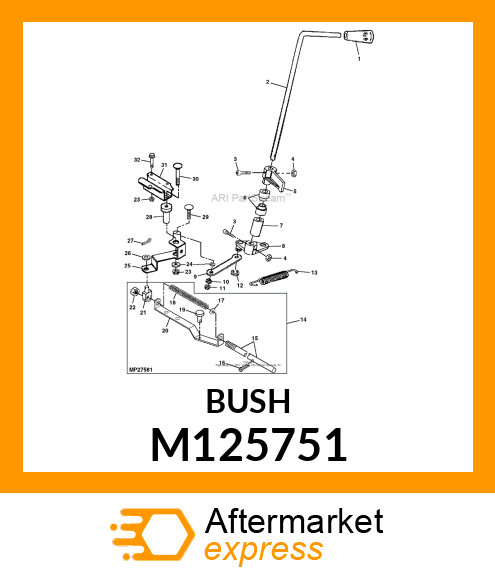 BUSHING, PTO M125751