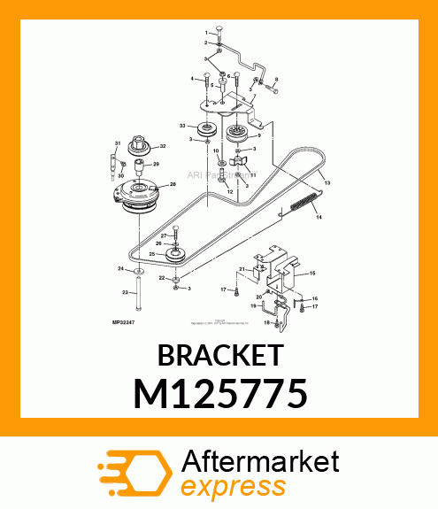 GUIDE, GUIDE, BELT M125775