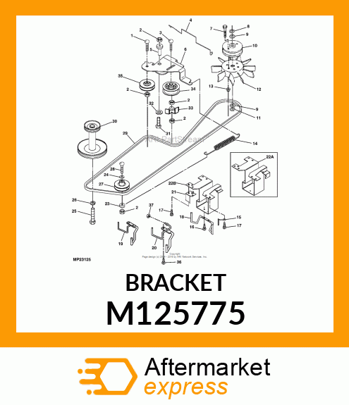 GUIDE, GUIDE, BELT M125775