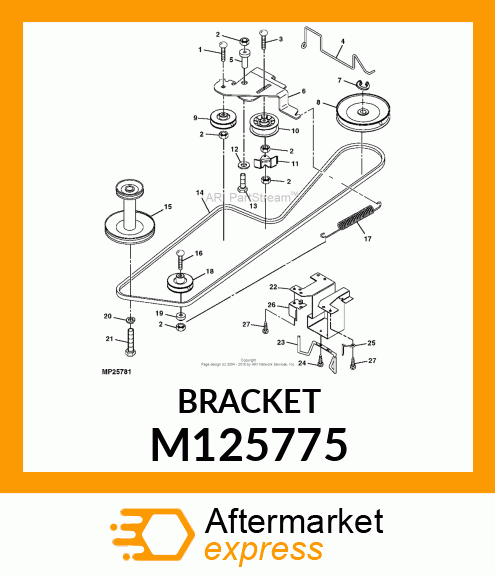 GUIDE, GUIDE, BELT M125775