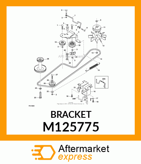 GUIDE, GUIDE, BELT M125775