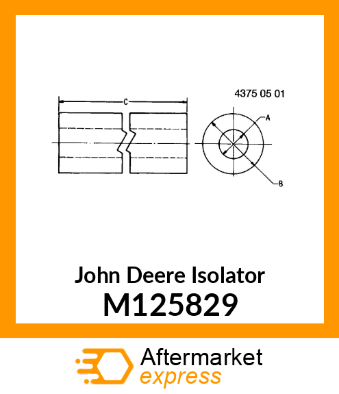 SEAL, FOAM INTAKE M125829