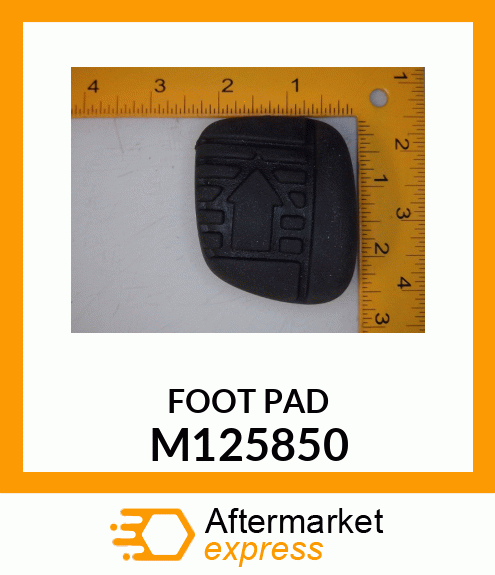 PAD, REVERSE PEDAL M125850