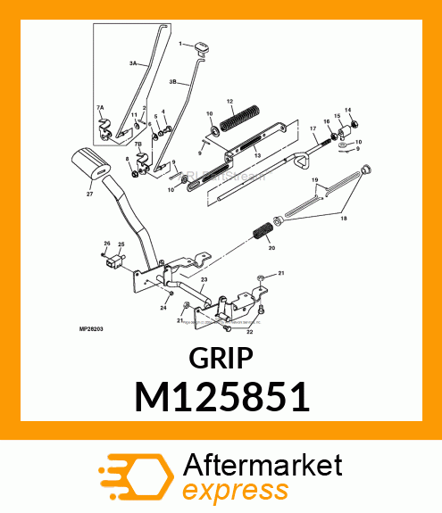 PAD, PEDAL M125851