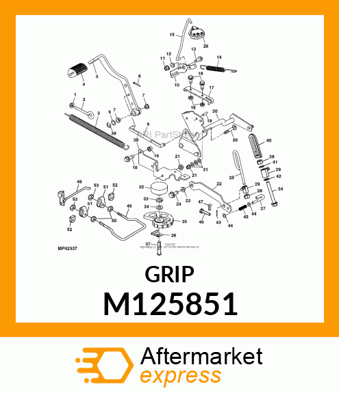 PAD, PEDAL M125851