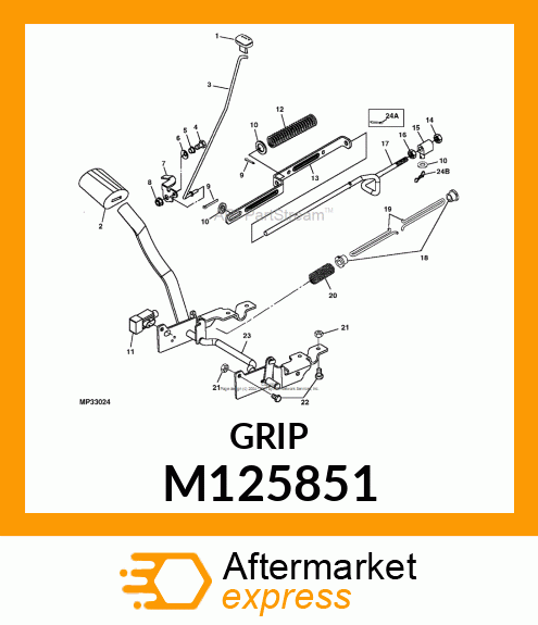 PAD, PEDAL M125851