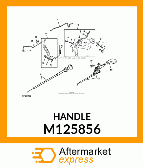 KNOB, THROTTLE CONTROL M125856