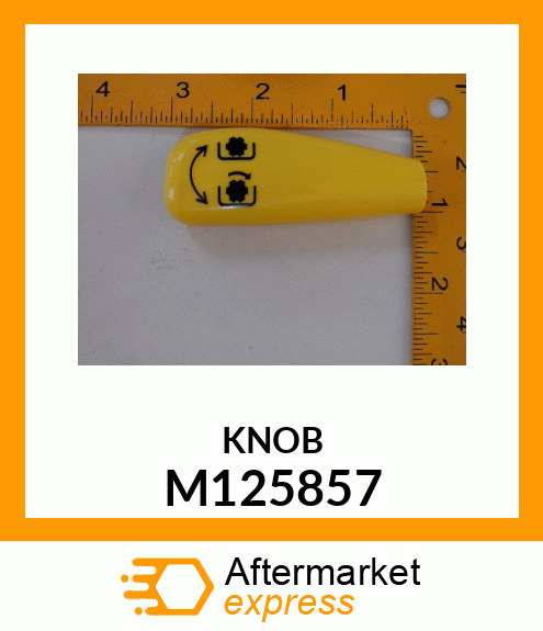 KNOB, PTO W/SYMBOLS M125857