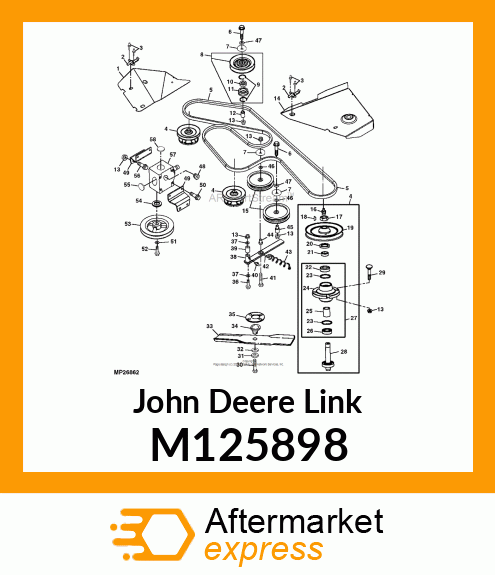 LINK, SPRING RETAINER M125898