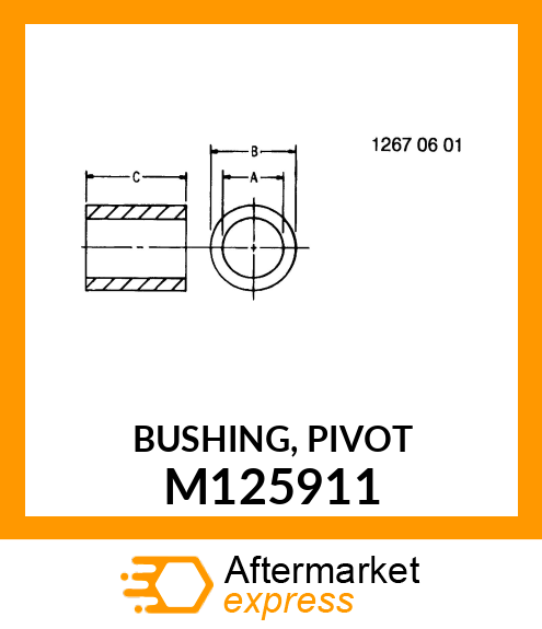 BUSHING, PIVOT M125911