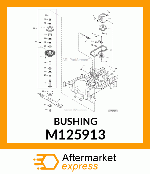 BUSHING, SEAL M125913