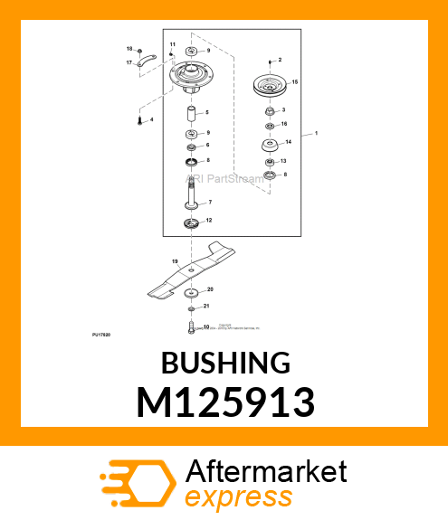 BUSHING, SEAL M125913