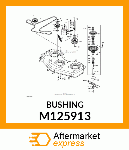 BUSHING, SEAL M125913