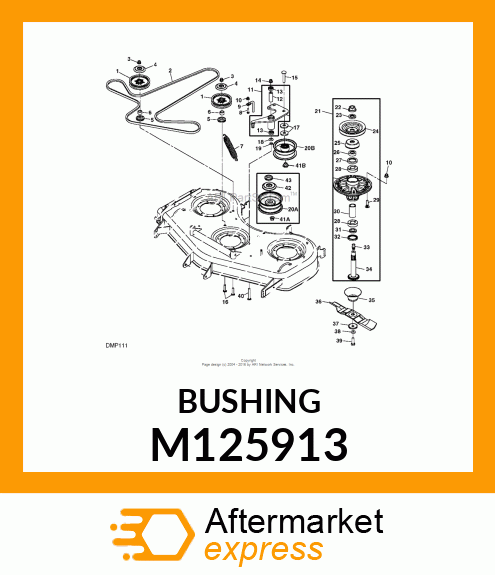 BUSHING, SEAL M125913