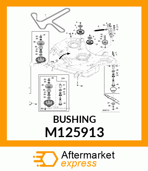 BUSHING, SEAL M125913