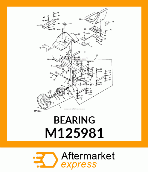 BEARING, 5/8 I.D. NYLATRON (ROUND) M125981