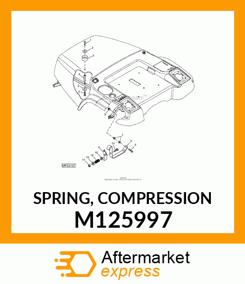 SPRING, COMPRESSION M125997