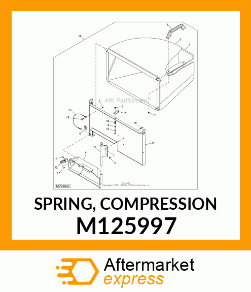 SPRING, COMPRESSION M125997