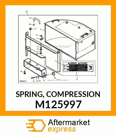 SPRING, COMPRESSION M125997