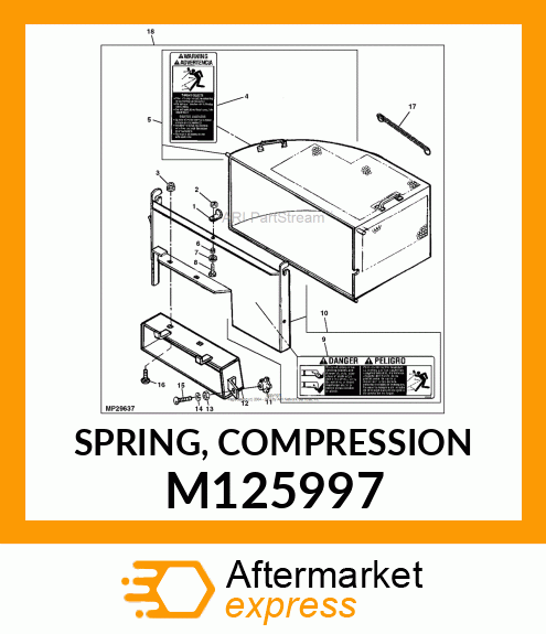 SPRING, COMPRESSION M125997