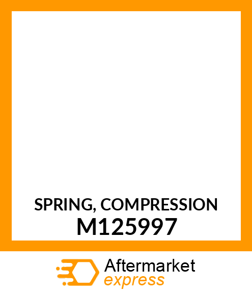 SPRING, COMPRESSION M125997