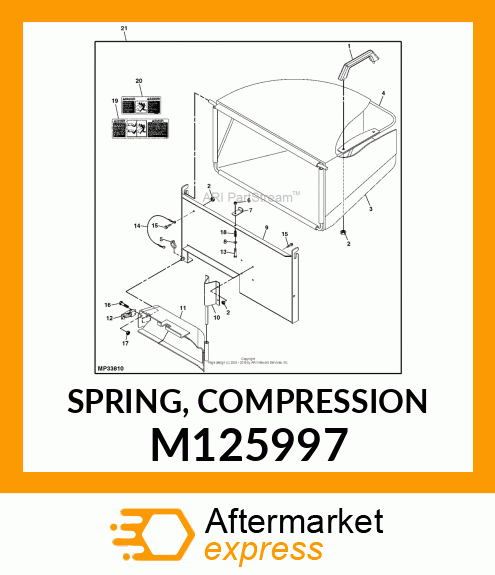 SPRING, COMPRESSION M125997