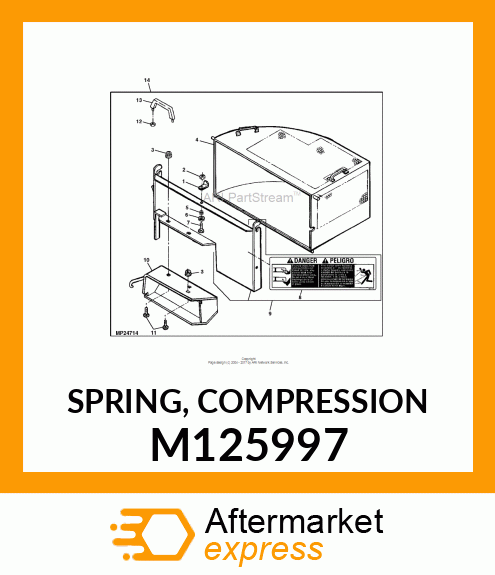 SPRING, COMPRESSION M125997