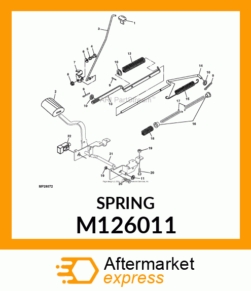 EXTENSION SPRING M126011