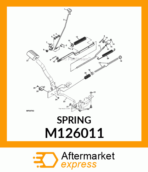 EXTENSION SPRING M126011