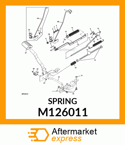 EXTENSION SPRING M126011