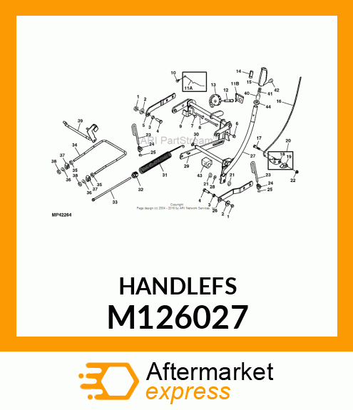 GRIP, LIFT HANDLE M126027