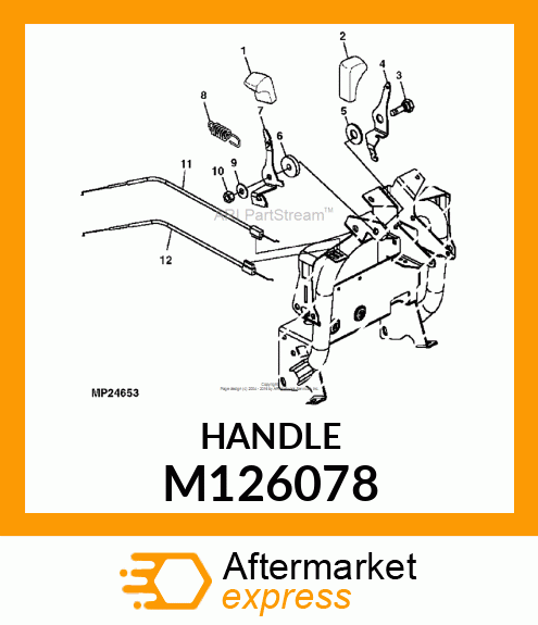 KNOB, CHOKE M126078