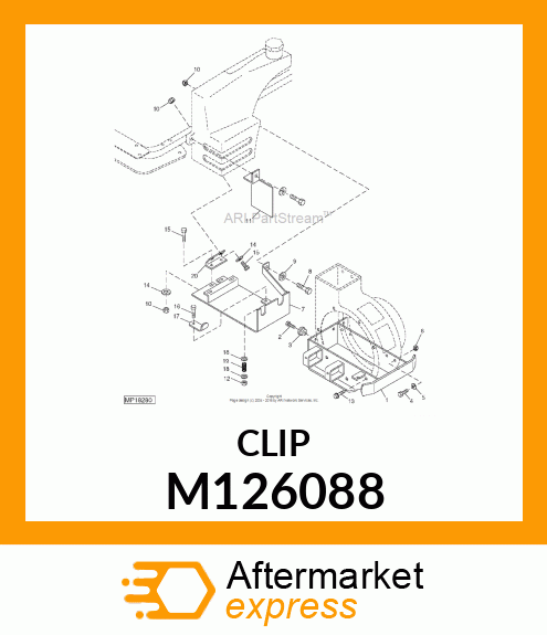 CLIP, LOCK M126088