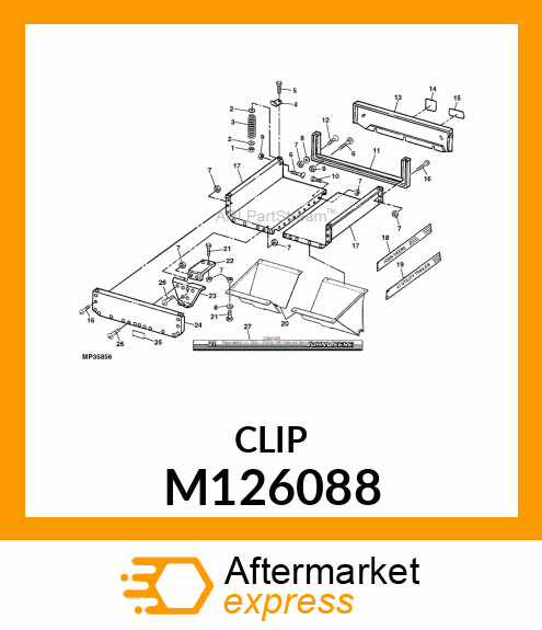 CLIP, LOCK M126088