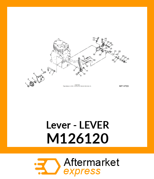 Lever - LEVER M126120