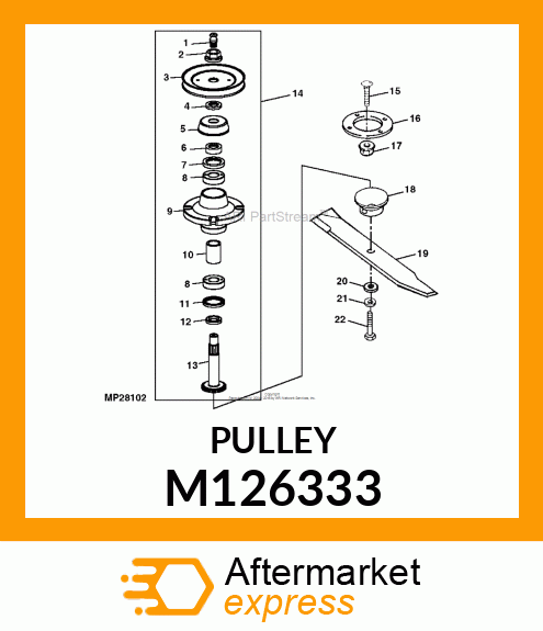 SHEAVE (60") M126333