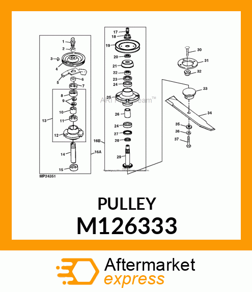 SHEAVE (60") M126333