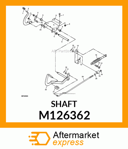 SHAFT, REVERSE M126362