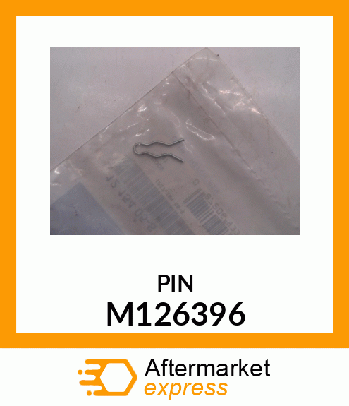 PIN, GOVERNOR HITCH M126396