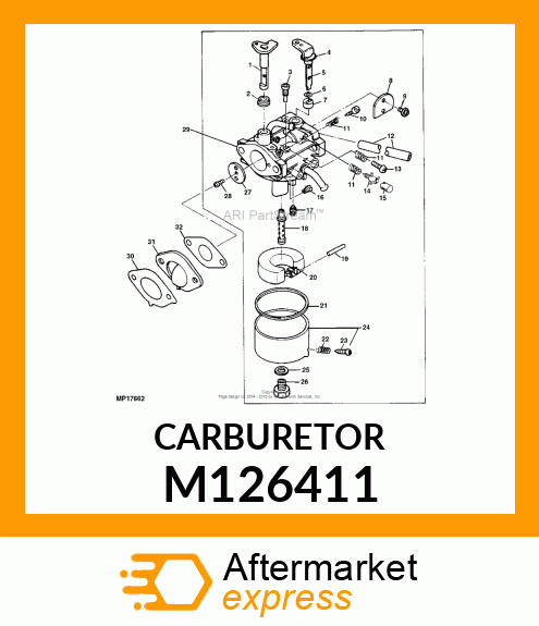 CARBURETOR M126411